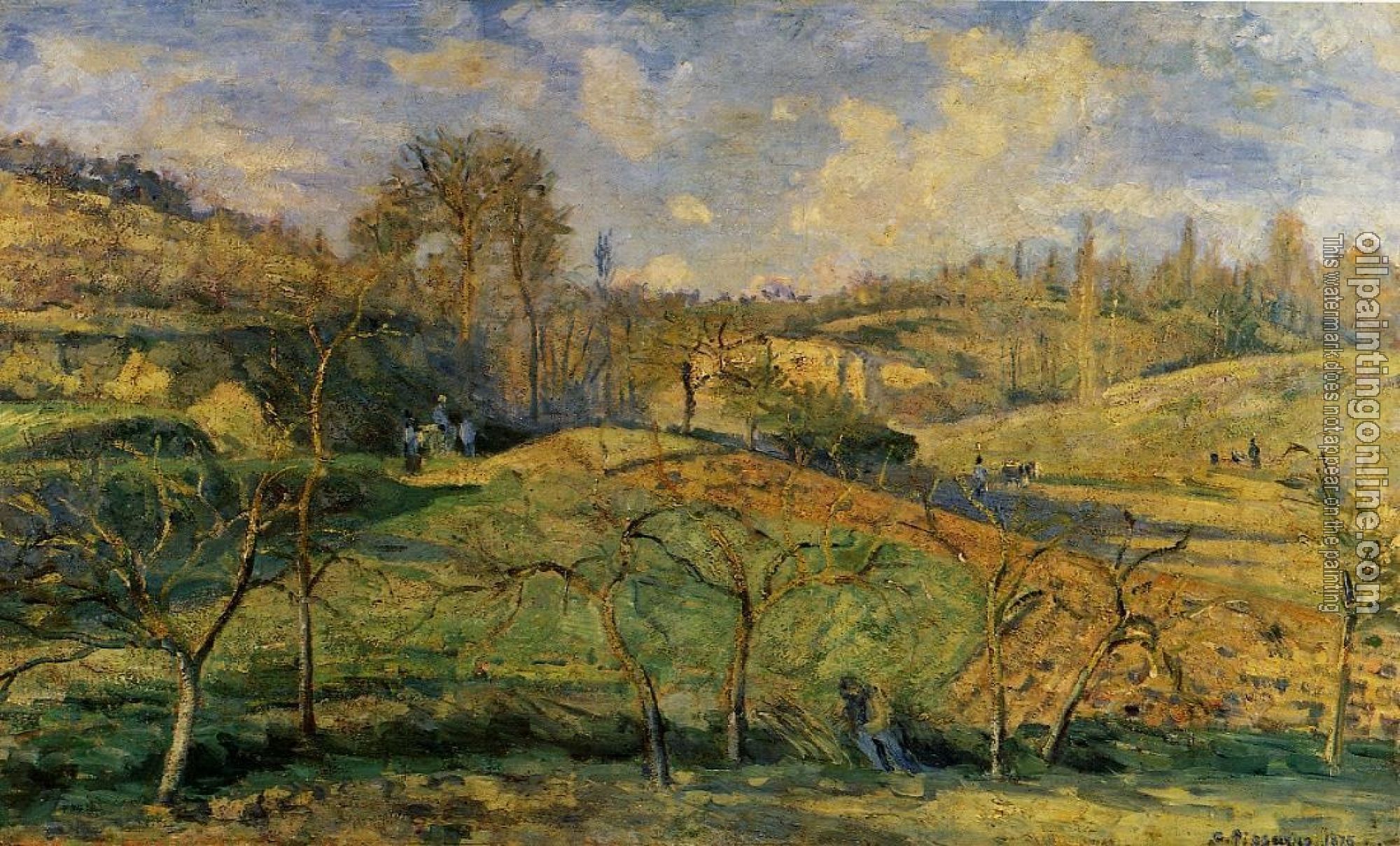 Pissarro, Camille - March Sun, Pontoise